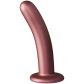 Ouch! Smooth G-Punkt Dildo aus Silikon 14,5 cm